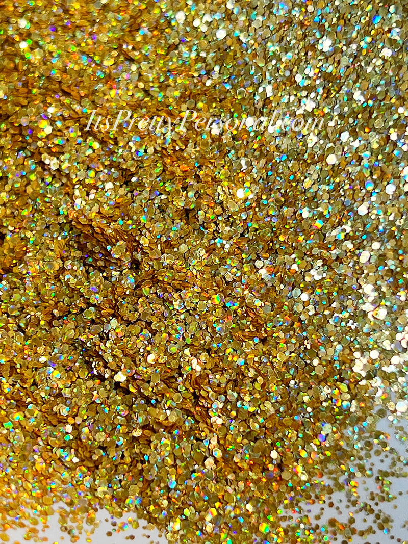 SCHMEDIUM CUT "High Standards Gold" -Holographic + Hologram Glitter