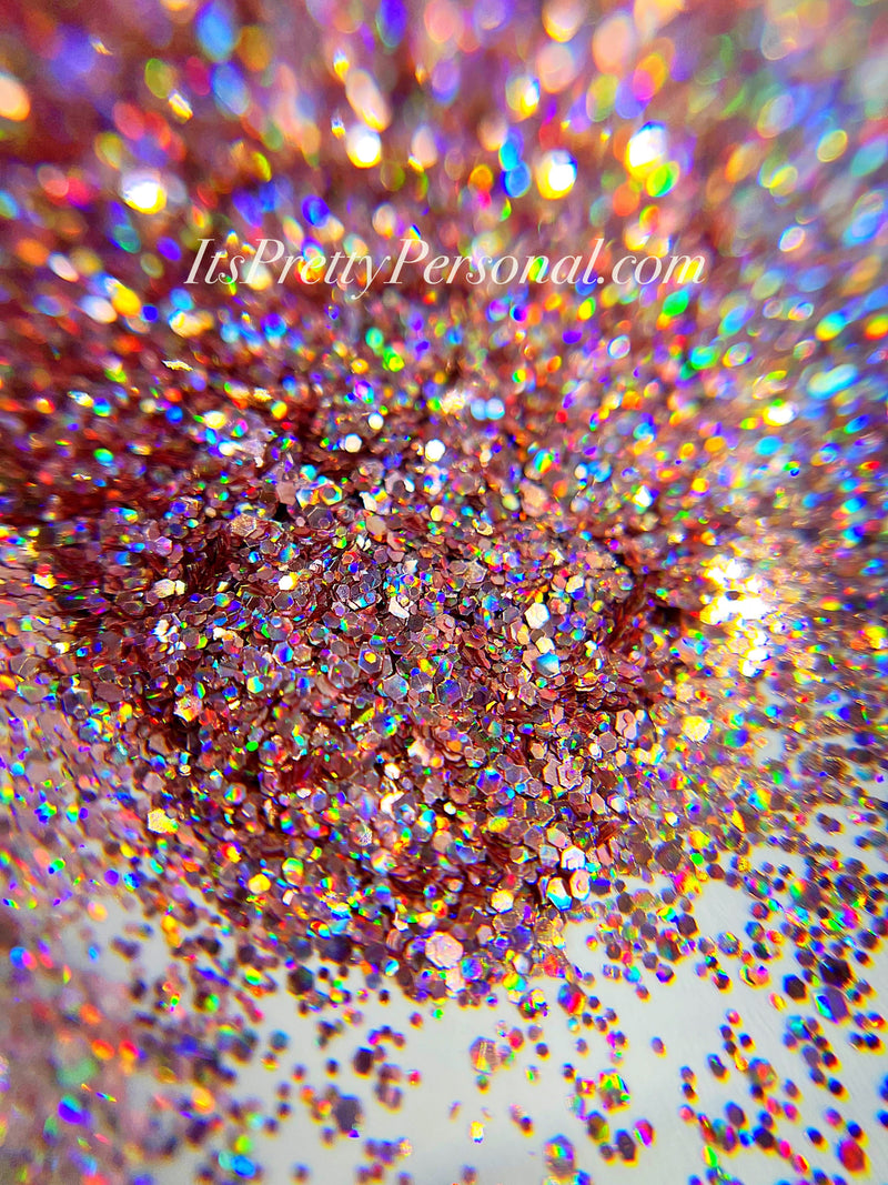 SCHMEDIUM CUT "Pink Cadillac" -Holographic + Hologram Glitter