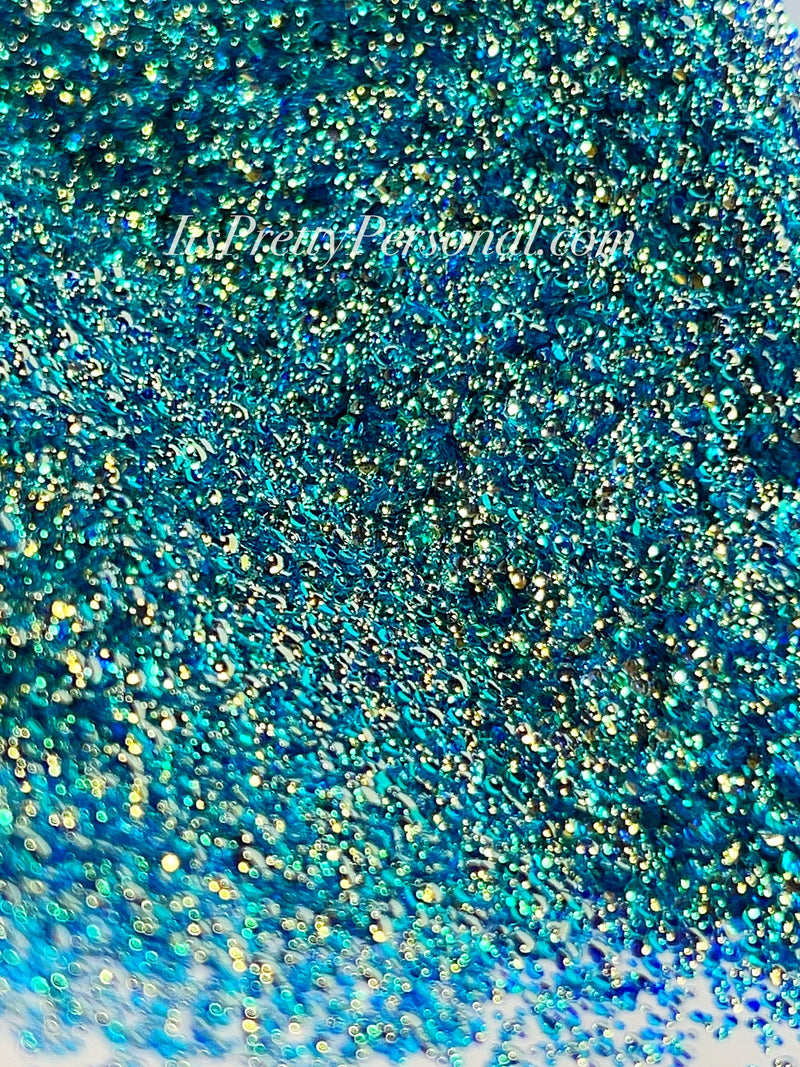 TEXTURED “Moonlit Mermaid Teal” - SCHMedium Cut Illumination Collection