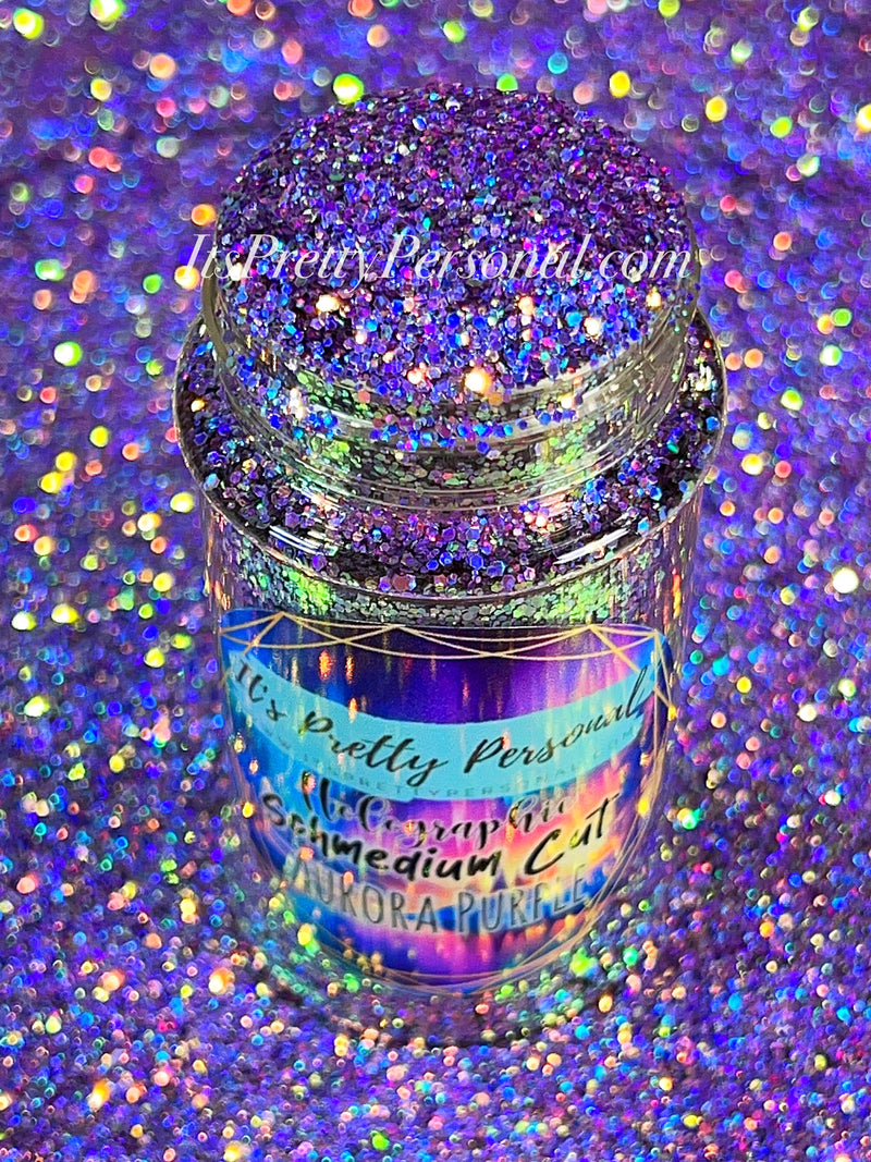 SCHMEDIUM CUT "Aurora Purple" -Holographic + Hologram Glitter