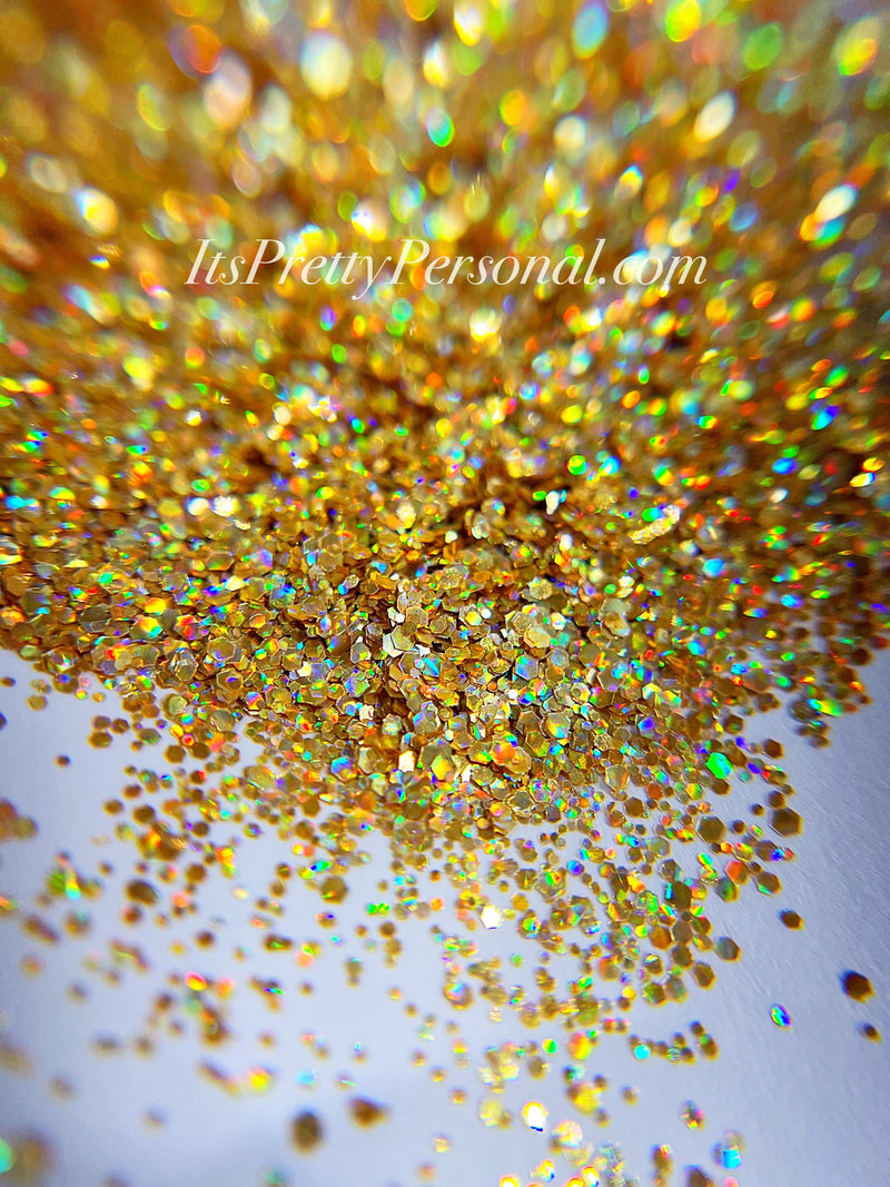 SCHMEDIUM CUT "High Standards Gold" -Holographic + Hologram Glitter