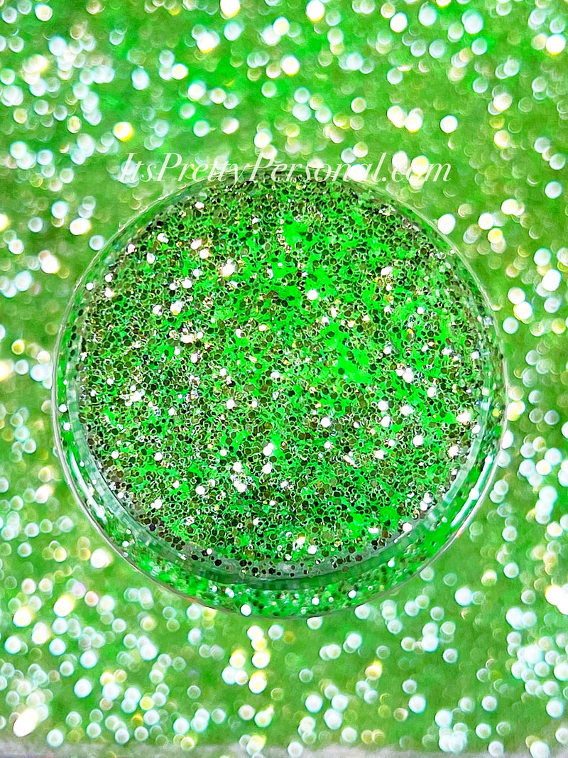 "MICRO Sour Apple Green”- FROSTED Glitter Collection