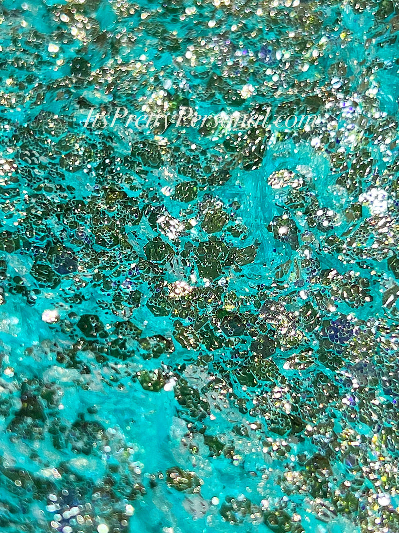 "Polar Punch Blue XL”- FROSTED Glitter Collection