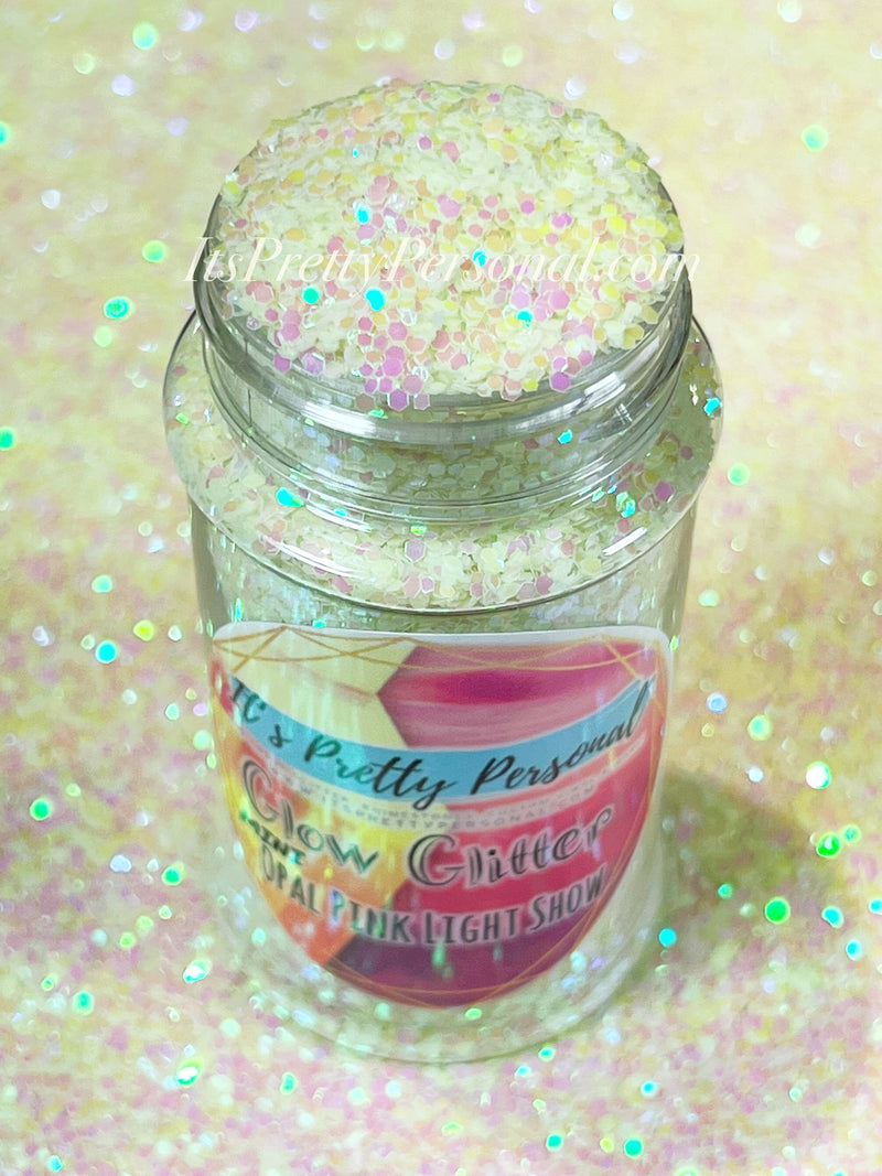 "MINI Opal Pink Light Show”-GLOW Glitter