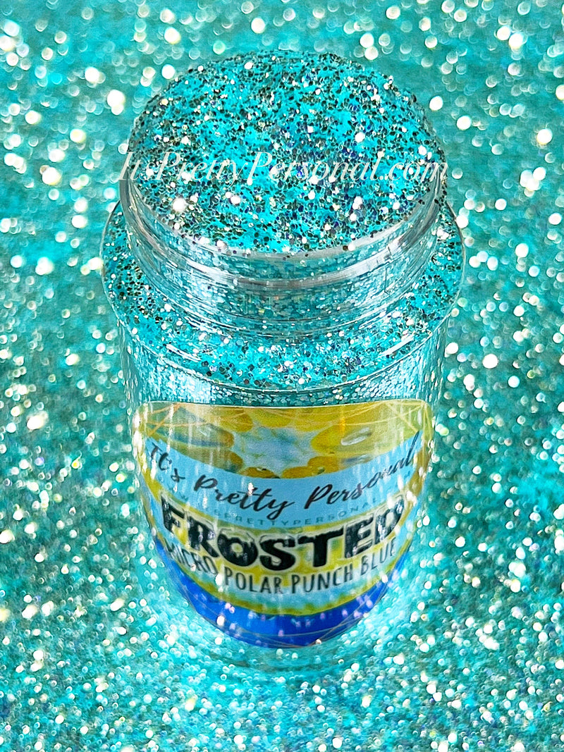 "MICRO Polar Punch Blue”- FROSTED Glitter Collection