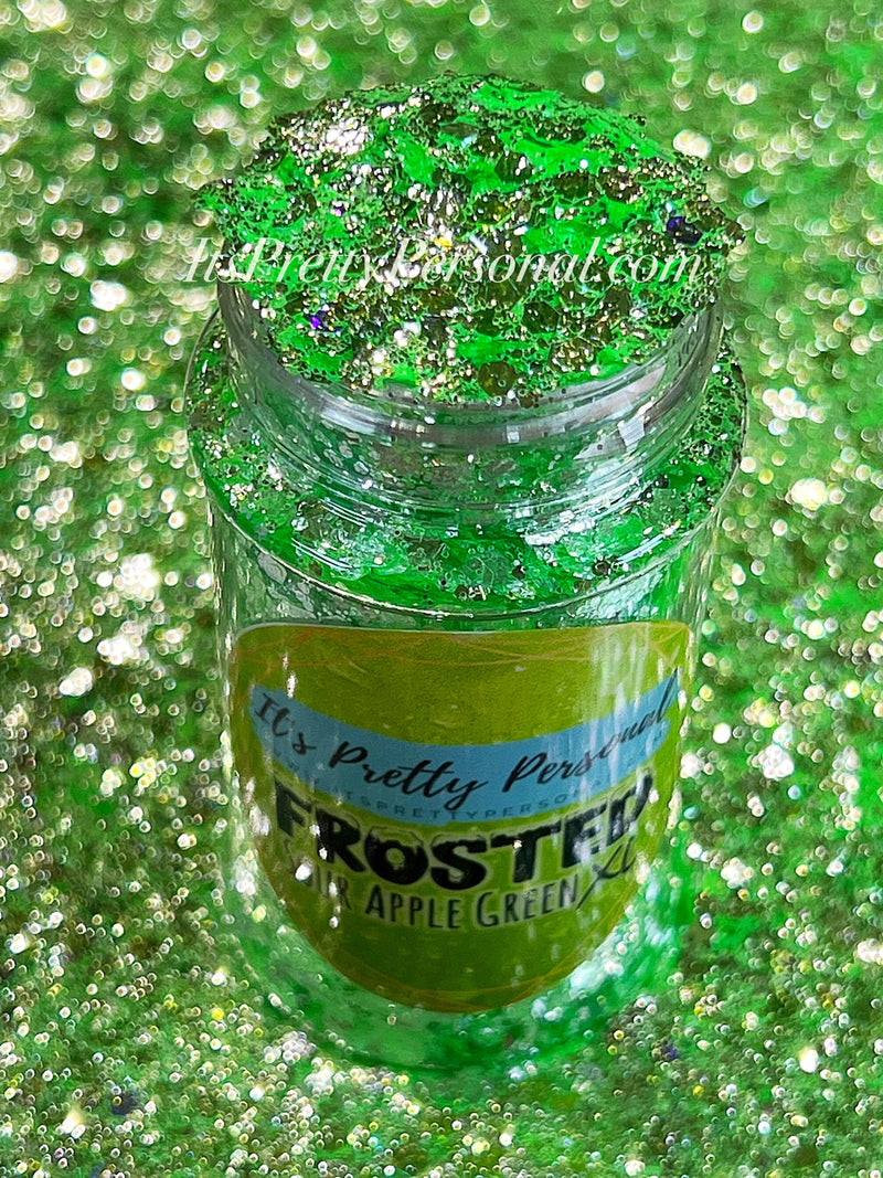 "Sour Apple Green XL”- FROSTED Glitter Collection