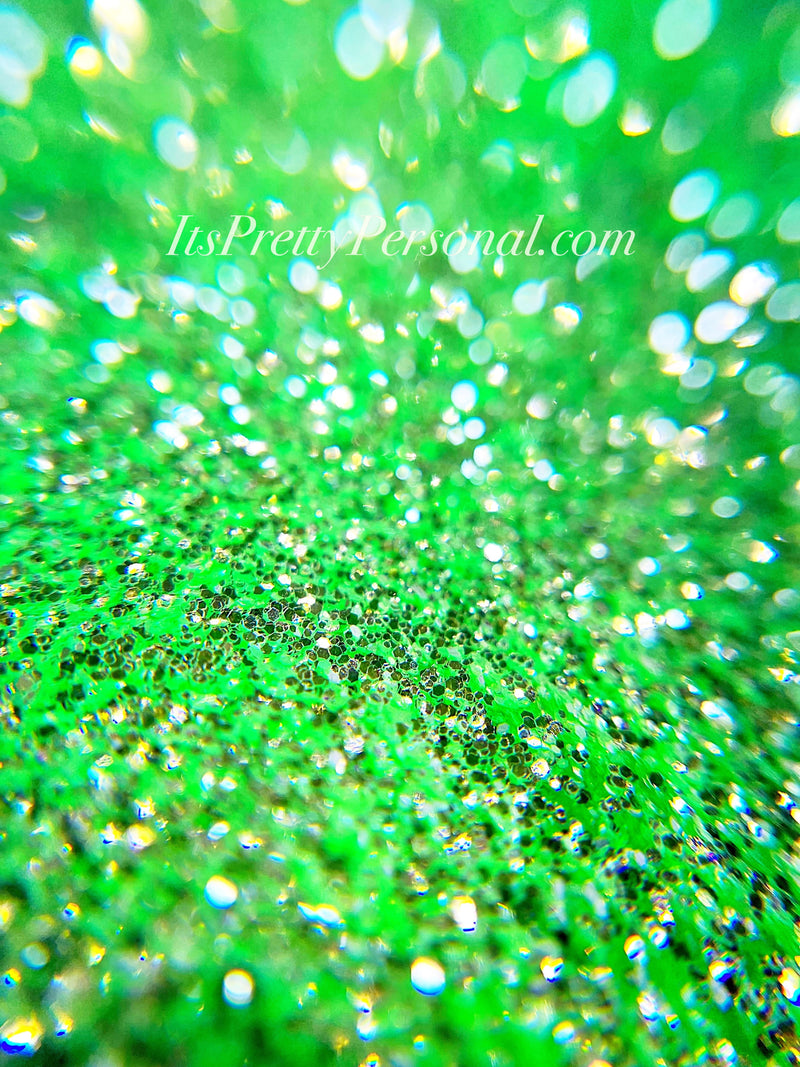 "MICRO Sour Apple Green”- FROSTED Glitter Collection