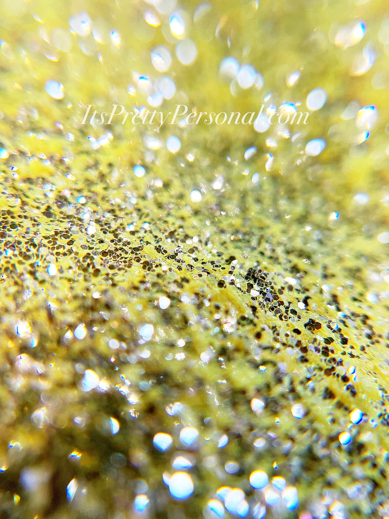 "MICRO Banana Bliss Yellow”- FROSTED Glitter Collection