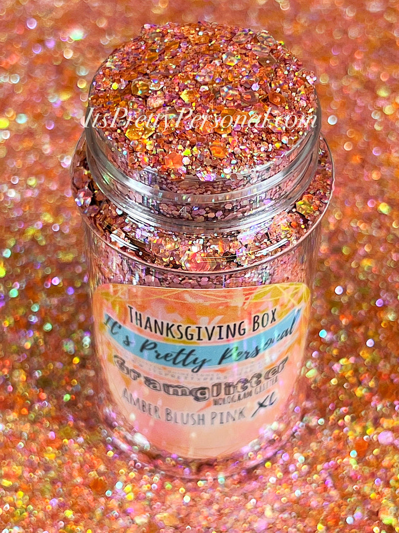 "Amber Blush Pink XL"- Gramglitter (HOLOGRAM)