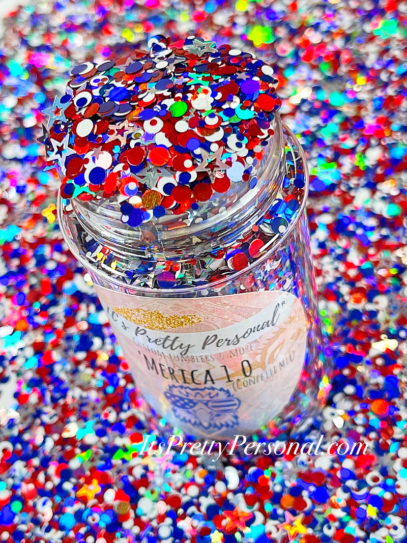 “‘Merica 1.0”- Confetti and Star Mix