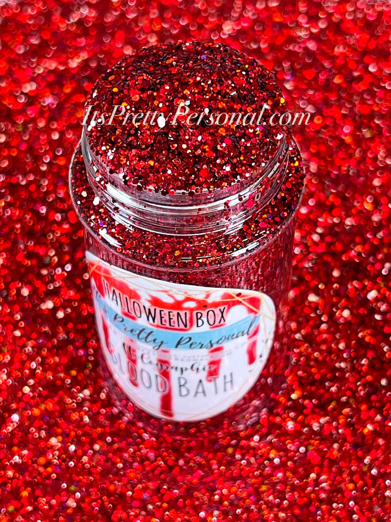 "Blood Bath”- Makers Monthly Box Color Red Holographic